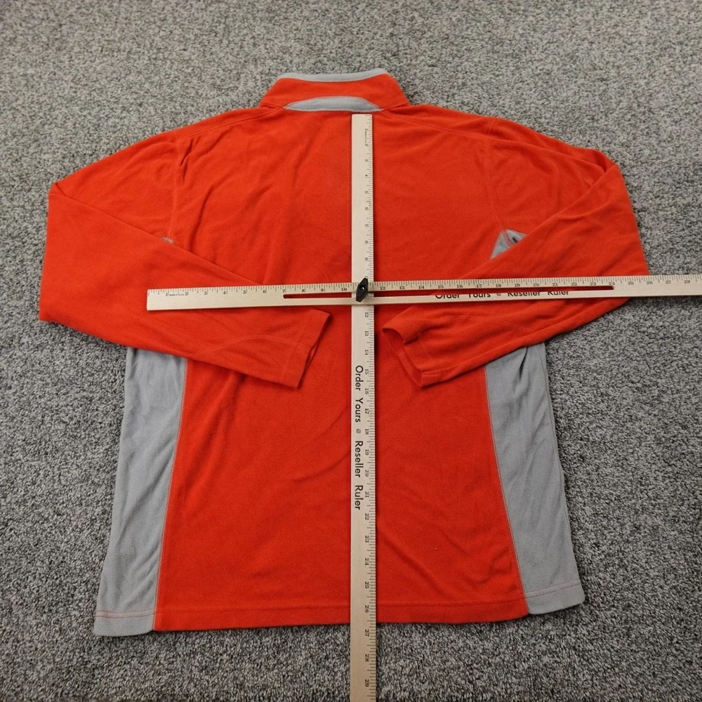 Oklahoma State Cowboys Pullover Mens M Orange‎ NCAA Football Columbia 1/4 Zip